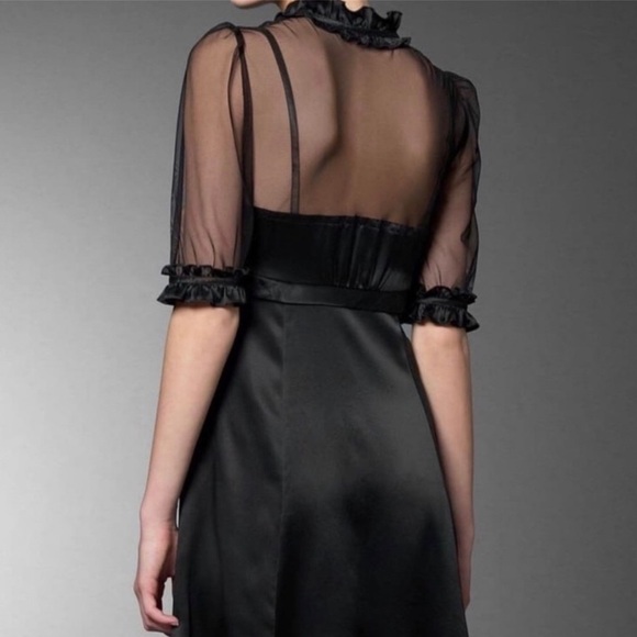 Marc Jacobs 100% Silk Short Sleeve Knee-Length Dress Size: S | US 4 - Picture 3 of 16